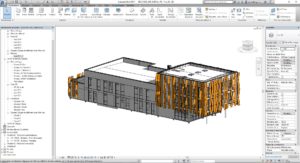 Dessin bâtiment 3D cabinet architecturale des Herbiers DGA