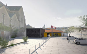 Extension mairie de Chavagnes en Paillers réalisée par DGA Architectes