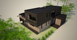 Projet maison bois par DGA Architectes