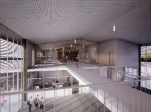 Architecture intérieure du collège réalisé par DGA Architectes