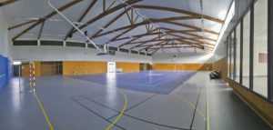 Salle de sport Mouilleron en Pareds rénovée par l'agence des Herbiers DGA Architectes