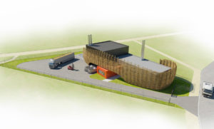 Chaufferie biomasse construite par l'agence DGA Architectes